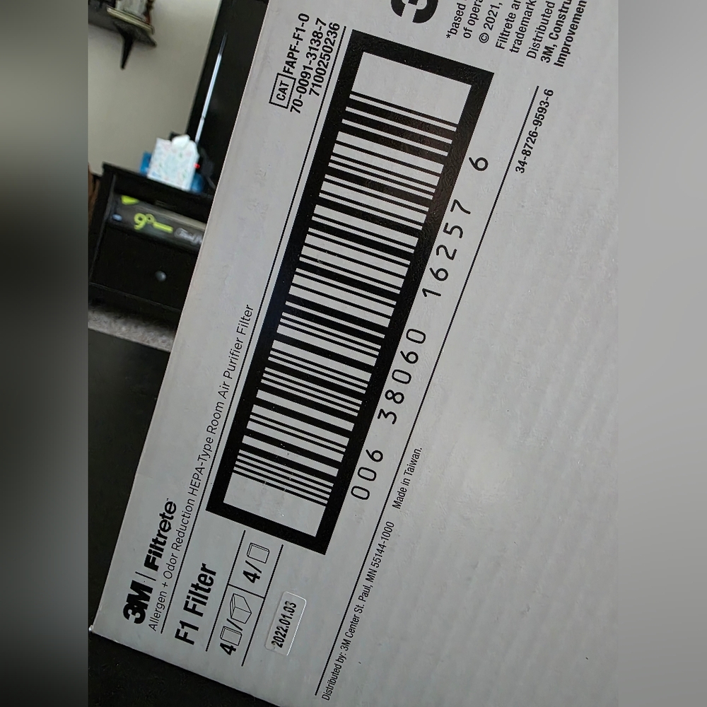 3M Filtrete‎ Allergen Reduction Odor Defense Hepa Air Purifier Filter New 4pk - Picture 5 of 6
